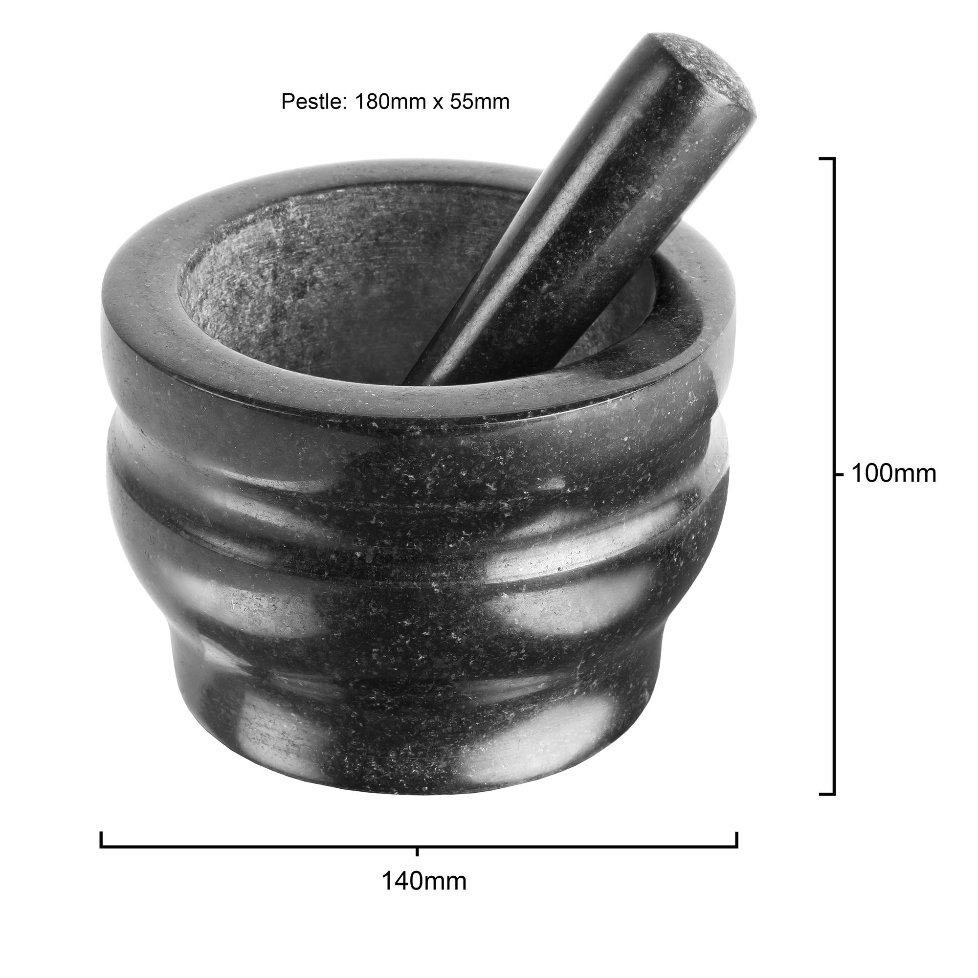 31450-Cole-Mason-Granite-Pestle-Mortar-Black-14cm-LS13