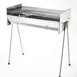 451 LARGE SS ADUSTABLE BRAAI