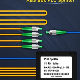 1 X 4 WAY FIBER SPLITTER FC/PC