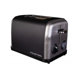 13975 RUSSELL HOBBS MATT BLACK TOASTER 950W Cancel/reheat/defrost functions