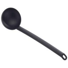 Space Line Ladle Black First class kitchen utensils suitable for all types of cookware – excellent in particular for cookware with non-stick coating, made of material resistant to temperatures up to 210 °C, does not absorb aromas, tastes and colours of meals.