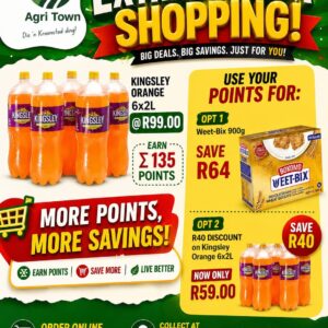 Kingsley 6x2L Orange R99
