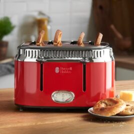 13976 Russell Hobbs Stainless Steel 4 Slice Toaster