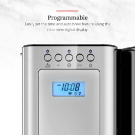 Russell Hobbs Nexus Digital Coffee Maker Silver