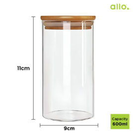 Olala Glass Storage Jar 600ml