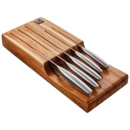 Richardson Sheffield Forme 5 Piece Knife Set with Wooden Block