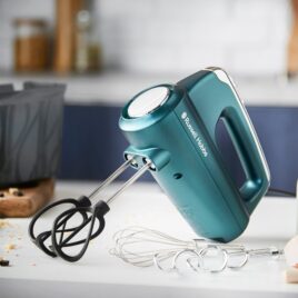 25891SA Russell Hobbs Swirl Hand Mixer Turquoise